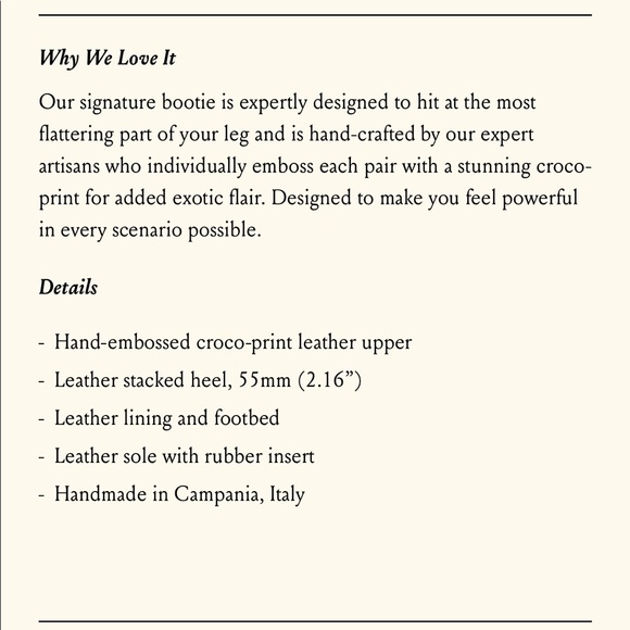 NEW M. Gemi Corsa Concavo Beige Crocodile Boot - Picture 5 of 14